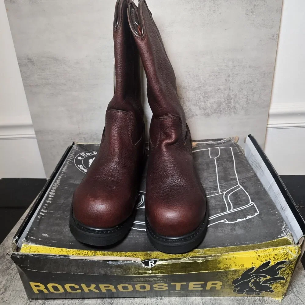 RockRooster AP860 Unisex Tehama  Waterproof Steel Toe EH Work Boots NWT 11